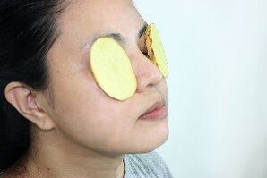 penggunaan kentang untuk peremajaan di sekitar mata